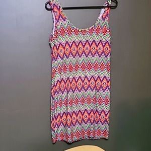 Print Tank Dress